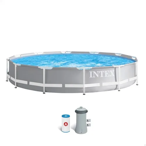comprar Piscina Redonda Armable Con Filtro Intex 366x76cm