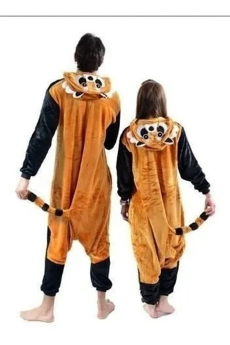 Pijamas Kigurumi Mono Mapache Unisex Adulto