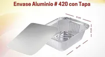 Comprar Bandejas Térmicas De Aluminio 420 Con Tapas Anime  Por Bulto