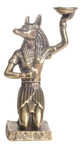 Estatua Egipcia De Latón Para Decoración De Paisaje De Mesa,