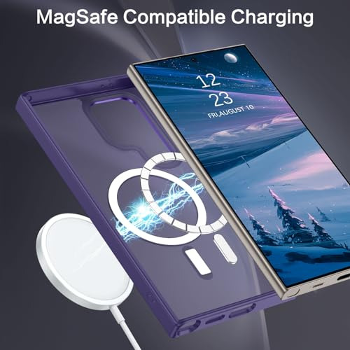 Funda Para Galaxy S24 Ultra Morado 6.8 PuLG Acabado Suave -7