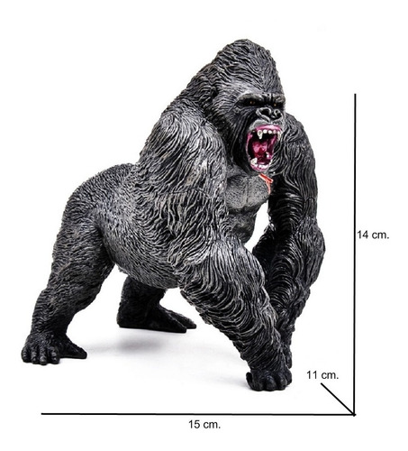 Figura De Gorila King Kong A Escala, Coleccionable