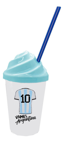 Vaso Con Tapa Helado Argentina 400cc Packx40