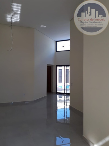 Imagem 4 de 10 de Casa Nova Condominio Jardim Residencial Maria Dulce Com 3 Suites - Ca00055 - 67807938
