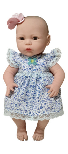 Kit 2vestido 2calcinhas Mini Bebê Reborn Newborn Da Divertoy