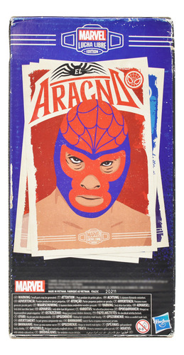 Marvel El Aracno Figura Edicion Lucha Libre Hasbro Cd