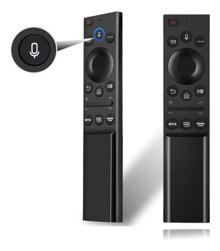 Control Para Samsung Smart Tv Un65au7000fxzx De Voz Con Botón De Netflix Y Prime Video