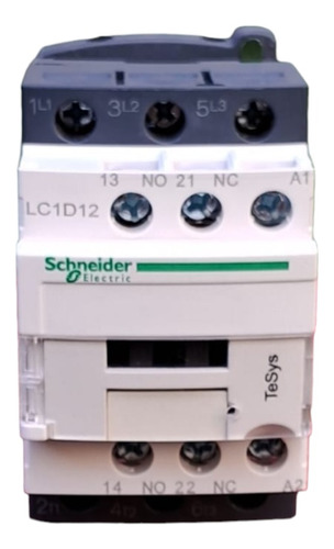 Contator Schneider Tesys Lc1d12m7c 3p 12a 5.5kw 24vcc.