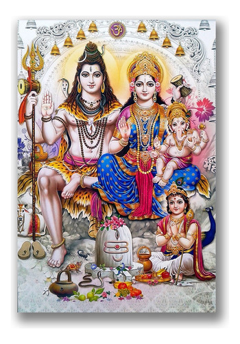 Póster Dios Shiva India Hinduismo Hindú R01