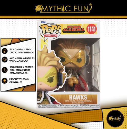 Funko Pop My Hero Academia - Hawks 1141 (Usado)