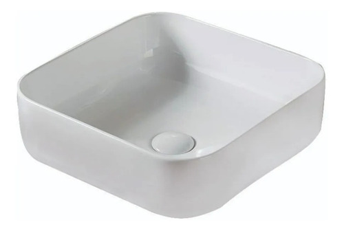  Bacha De Baño Cuadrada Blanco Esmaltado A423 - Piazza 