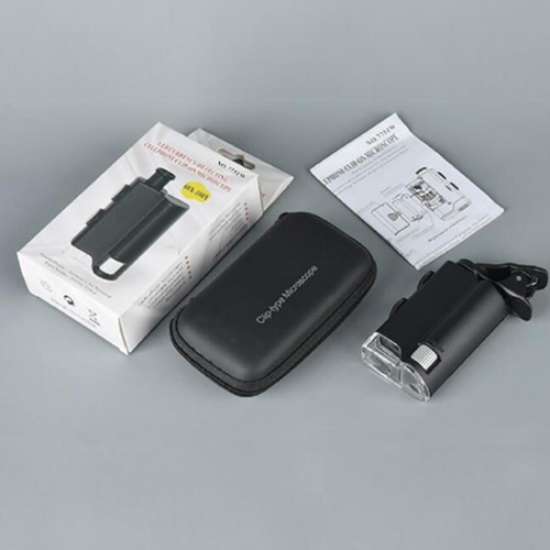 Microscopio Led Lupa Joyería Sello Uv Identificación Antigua