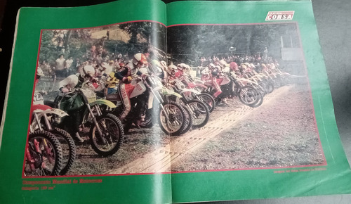 Revista Corsa 995 1985 Reutemann Lámina Motocross Fiat 3/7 (Usado)