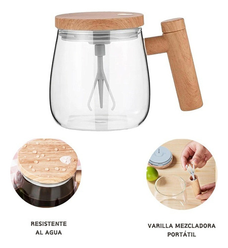 Pack X2 Taza Eléctrica Con Mezclador Automático Mug 400ml