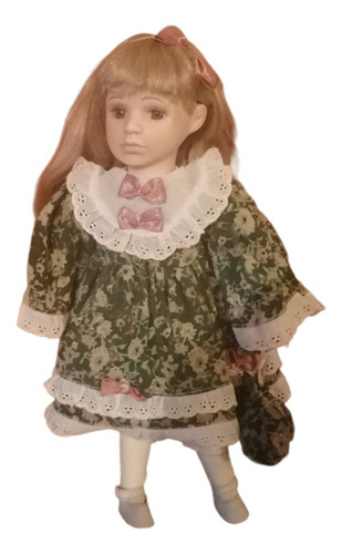 Muñeca De Porcelana Retro