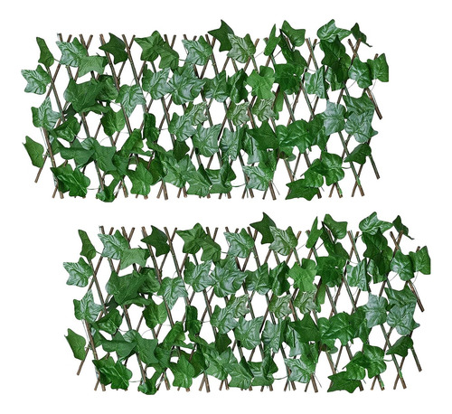 Valla De Privacidad De Hiedra De Hoja Artificial De 2 Piezas