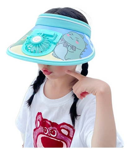 Gorra Abanico Usb Moda Protección Solar Ocio Niños