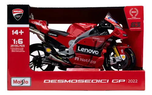 DUCATI Desmosedici GP 2022 1/6 箱ダメージあり Ducati Desmosedici Gp 2022 Francesco Motocicleta 1:6 Maisto Color