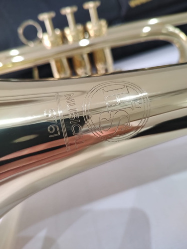 Trombone Curto Hs Musical S761 C/gatilho - Novo