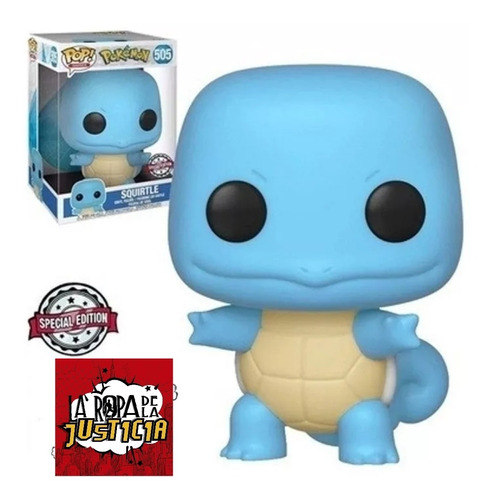 Funko Pop! Pokemon #505 Squirtle 10 Pulgadas Gigante Nuevo 