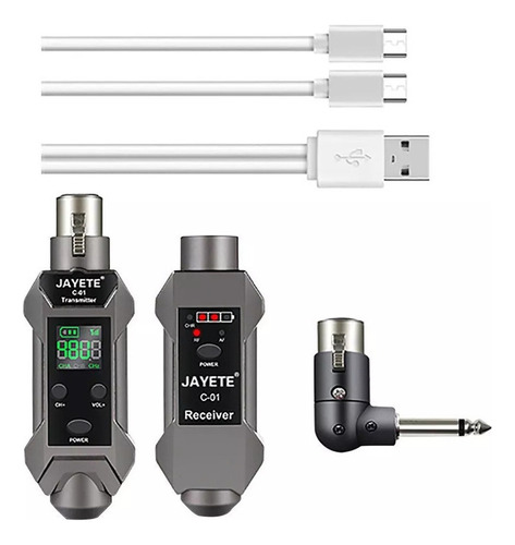 Sistema Transmisor Y Receptor De Micrófono Inalámbrico Uhf