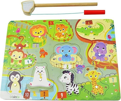 Cuteyco Puzzle Magnético Para Niños Pequeños - Aprender .