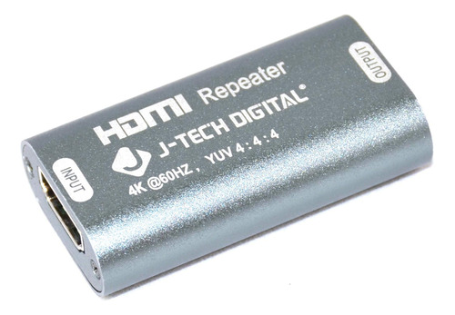 J-tech Digital Conector Repetidor Hdmi 2.0, Extensor De Aco.