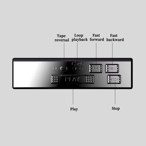 Walkman Toca-fitas Rádio Fm Estilo Retrô Walkman Para