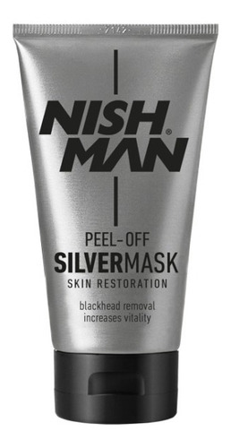 Nish Man Silver Mask  Facial Para Puntos Negros 150ml