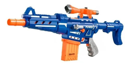 Imagen 2 de 8 de Juguete Arma Pistola Dardos Rifle Mira Para Niños Babymovil