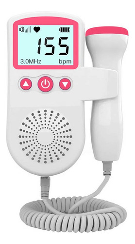 Monitor Cardíaco Con Transductor Fetal De Bolsillo Doppler 3