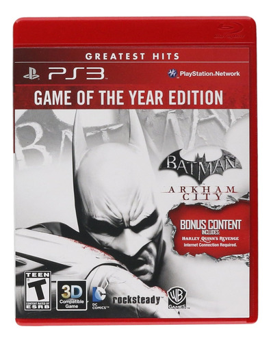 Batman: Arkham City - Edición Juego Del Año (restringido...