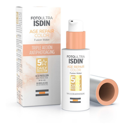 Fotoprotector Isdin Fotoultra Age Repair Color Spf 50 - 50ml