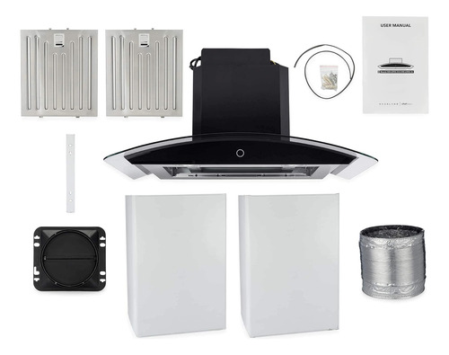 Campana Extractora Serie Chef De 30 Pulgadas Wm-639 Para Mon