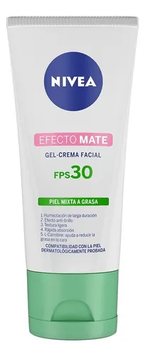 comprar Crema Facial Hidratante Nivea Efecto Mate Con Fps 30 50 Ml Tipo de piel Mixta a grasa