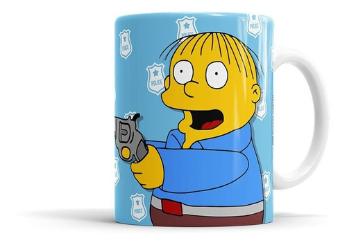 Taza Cerámica Los Simpsons Rafa Gorgory Alto Ahi Loca