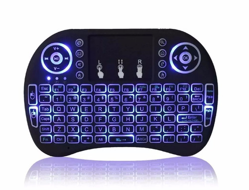 Mini Teclado Usb Inalambrico Retroiluminado Recargable Pc