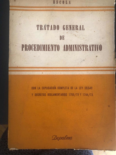 Tratado General De Procedimientos Administrativos - Escola