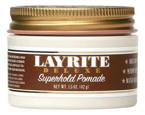 Layrite Superhold Pomade, 1.5 Oz