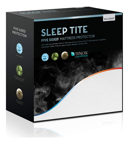 Malouf Sleep Tite - Protector De Colchon Hipoalergenico 100%