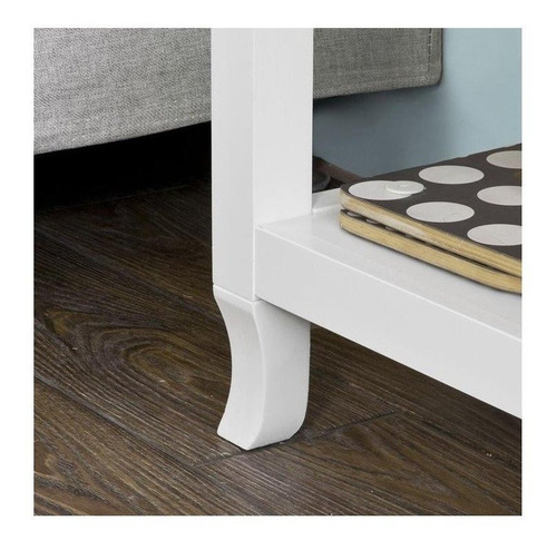 Imagen 5 de 5 de Mueble Arrimo Blanco 2 Niveles