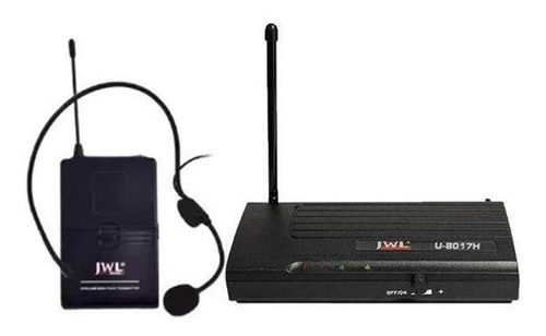 Microfone Sem Fio Uhf 8017 Headset - Jwl