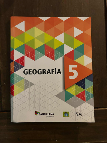 Libro Geografia 5, Y Libro Historia 5 De Santillana.