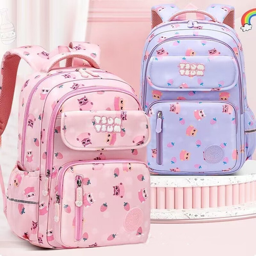 Aplicable A Nueva Mochila Estudiantes Moda Ligero Lindo Gran Capacidad