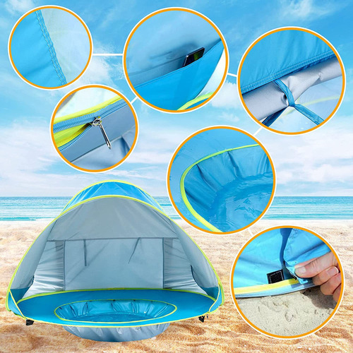/carpa De Playa For Bebés, Impermeable, For Niños, Resiste