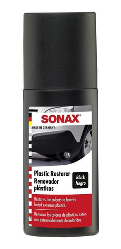 Imagen 1 de 3 de Sonax Renovador De Plasticos Negro Esponja Aplicadora 100ml