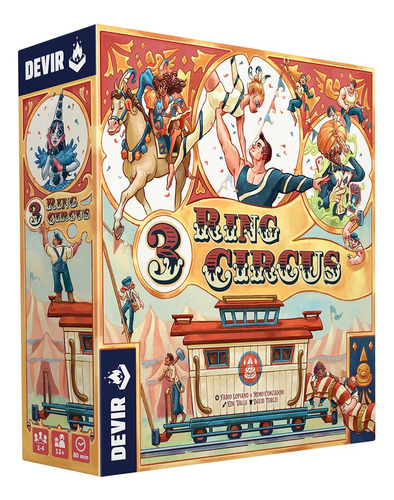 Devir 3 Ring Circus Juego De Mesa  - En Español