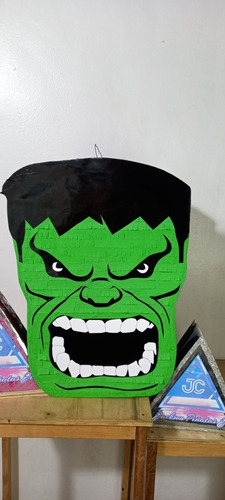 Piñata Hulk Selfie Chupetera Minipiñatas Cotillon