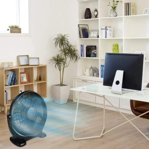 Ventiladores De Piso De Plástico Simple Deluxe De 14 Pulgada