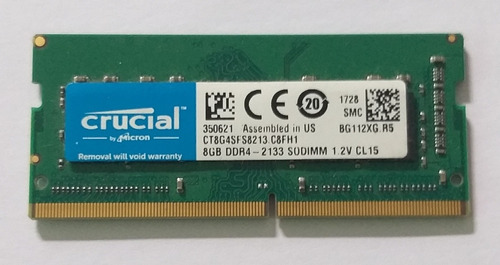 Memória Ddr4-2133 8gb